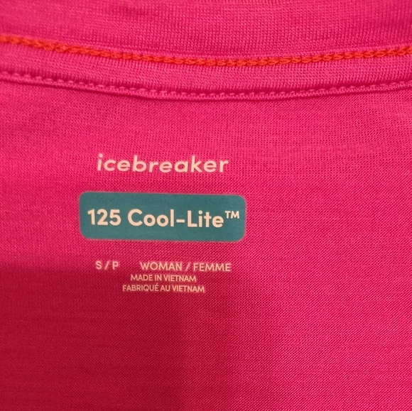 EUC! Icebreaker Women's Vibrant Pink Tank Top. Size S - Picture 5 of 5